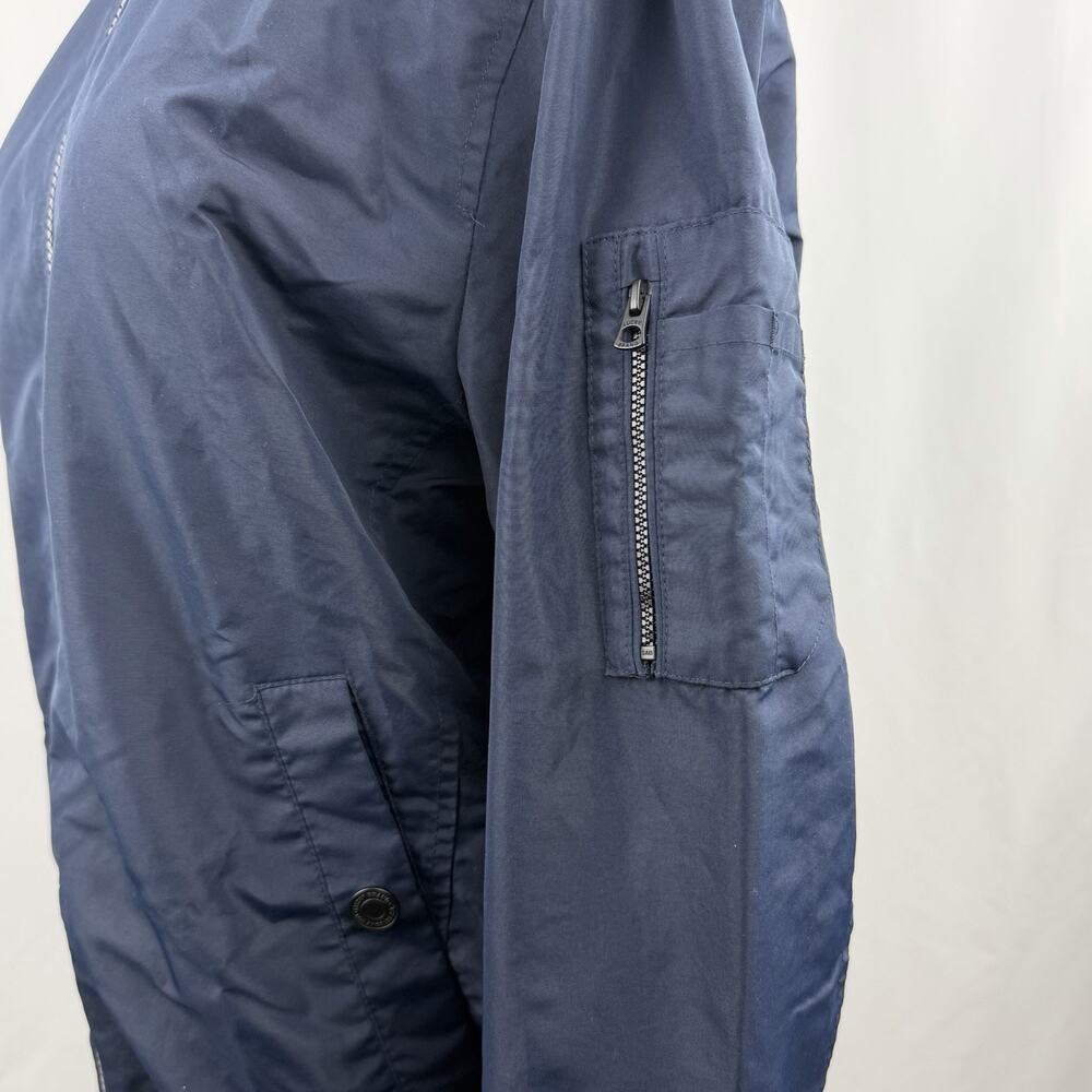 Lucky Brand Men’s Lightweight Bomber Jacket Navy Mesh Lined Size Medium - Picture 7 of 9
